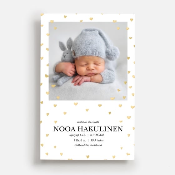 Kutsukortit ja ilmoitukset